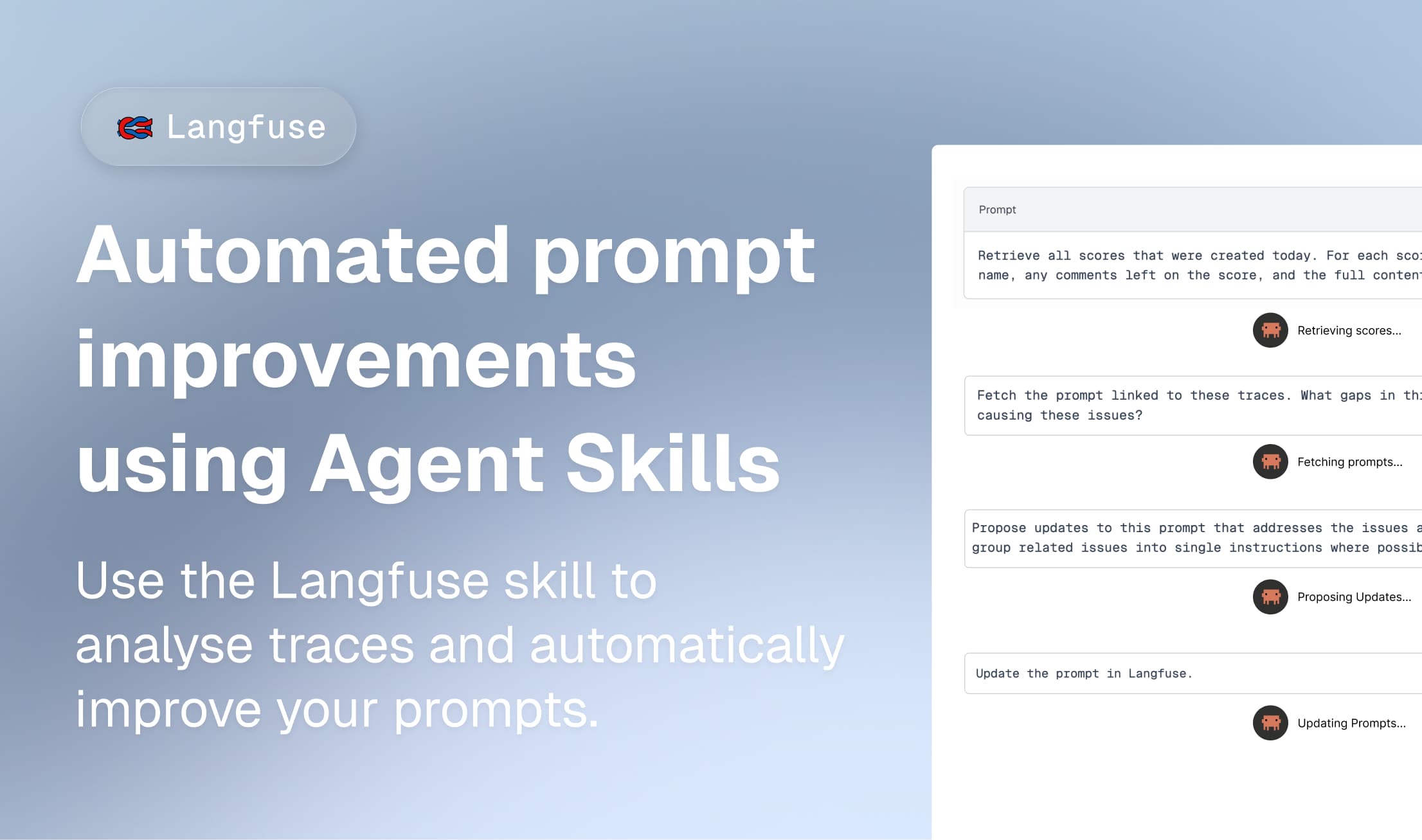 Using Agent Skills to Automatically Improve your Prompts